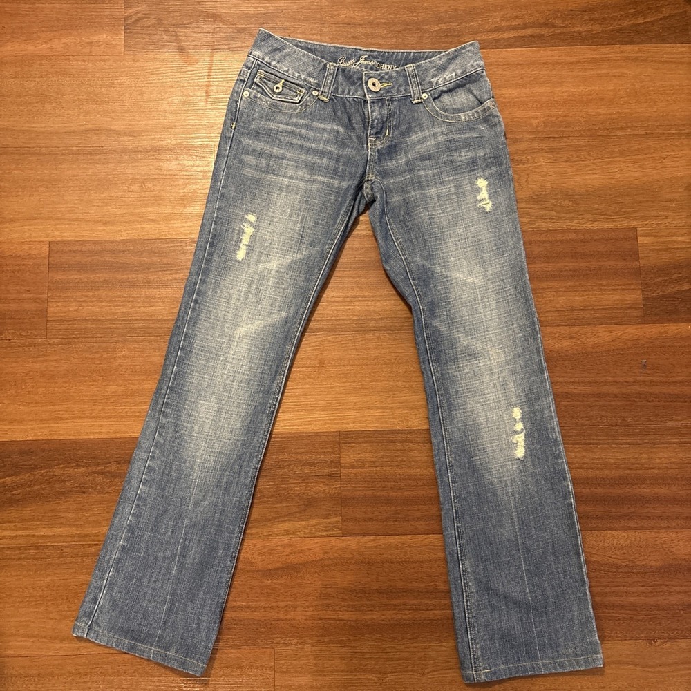 Guess‎ Doheny Y2K Low Rise Distressed Bootcut Jeans Women’s 28